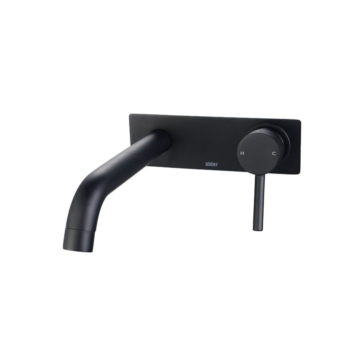 Alder FLEX 220mm Backplate Wall Basin/Bath Mixer Set Lead Free (Trim Kit)