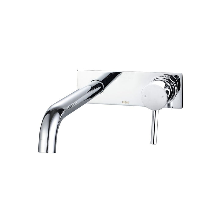 Alder FLEX 170mm Backplate Wall Basin/Bath Mixer Set Lead Free (Trim Kit)