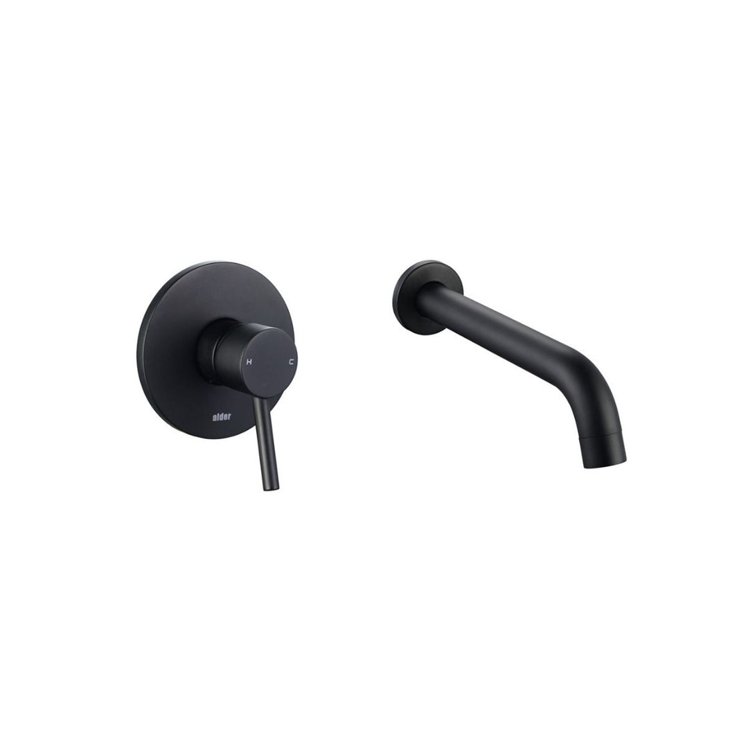 Alder FLEX 170mm Wall Basin/Bath Mixer Set Lead Free (Trim Kit)