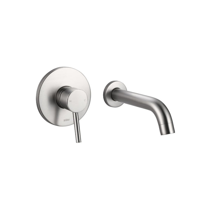 Alder FLEX 170mm Wall Basin/Bath Mixer Set Lead Free (Trim Kit)