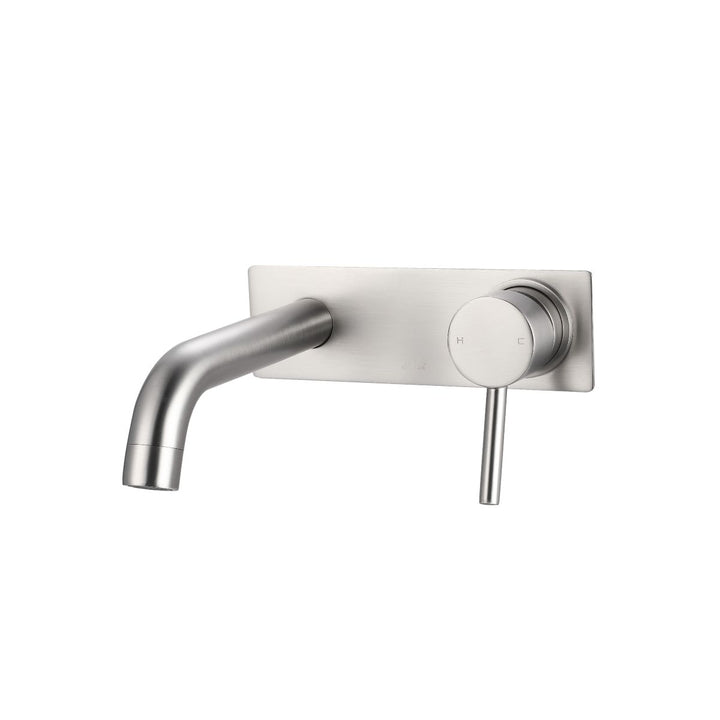Alder FLEX 170mm Backplate Wall Basin/Bath Mixer Set Lead Free (Trim Kit)