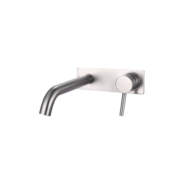 Alder FLEX 220mm Backplate Wall Basin/Bath Mixer Set Lead Free (Trim Kit)