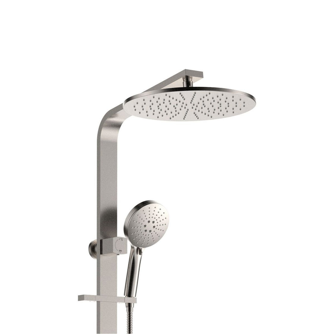 Fienza Empire Slim Deluxe Stainless Steel Twin Shower