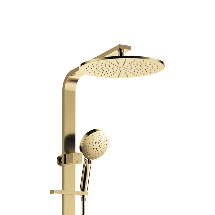 Fienza Empire Slim Deluxe Stainless Steel Twin Shower