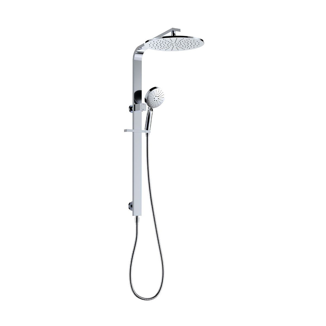 Fienza Empire Slim Deluxe Stainless Steel Twin Shower