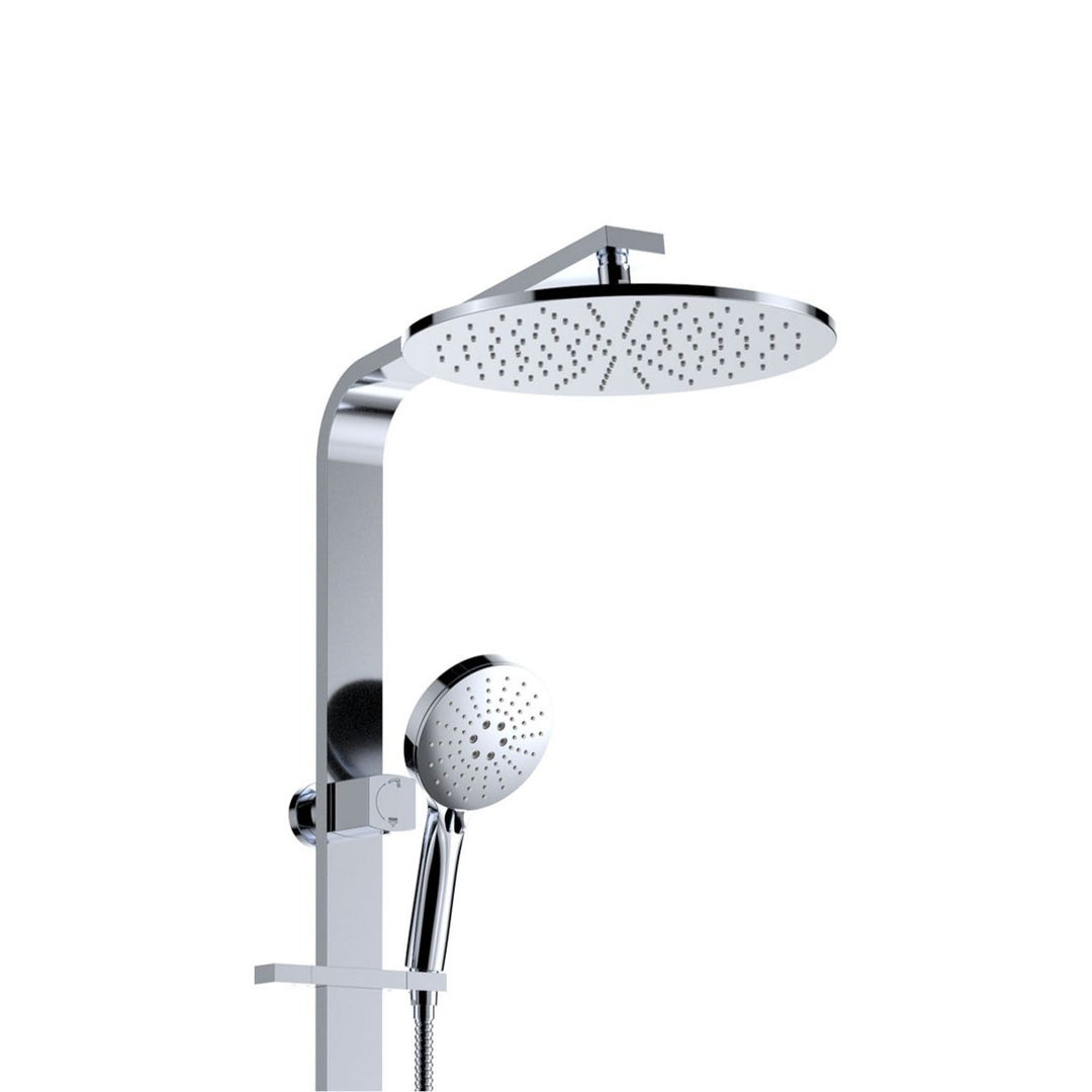 Fienza Empire Slim Deluxe Stainless Steel Twin Shower