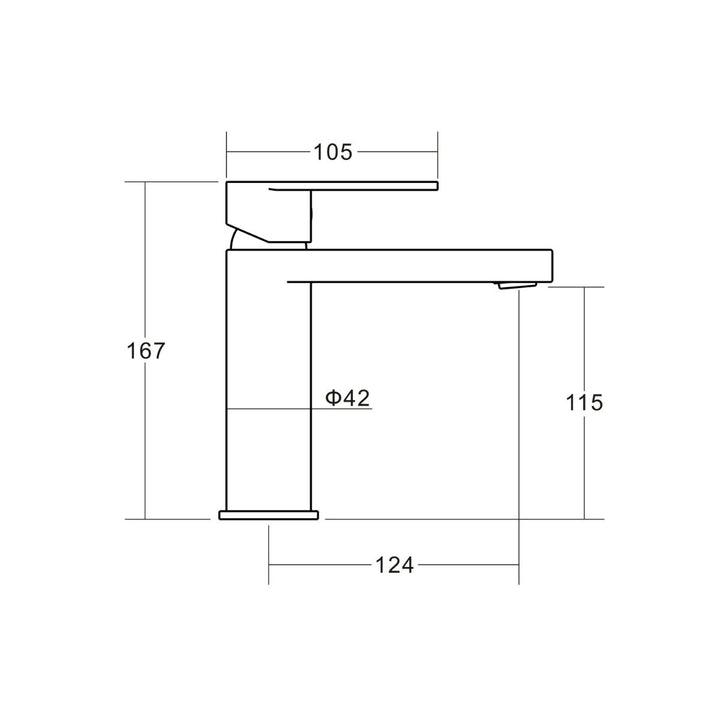 Vito Bertoni KALI2 Basin Mixer Lead Free