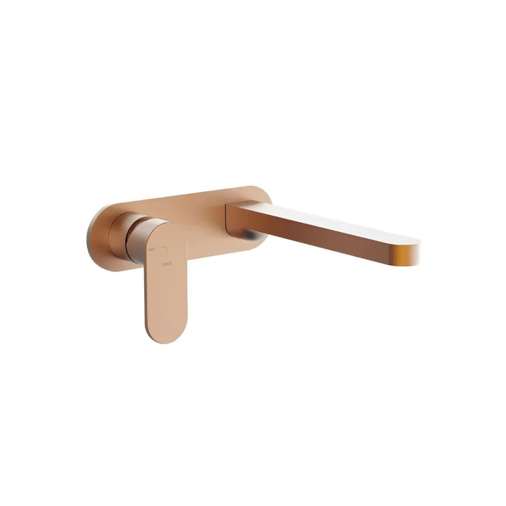 Vito Bertoni KALI2 220mm Backplate Wall Basin/Bath Mixer Set Left Hand Lead Free (Complete Kit)