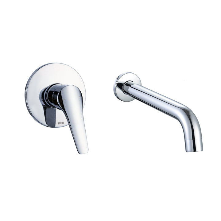 Alder SOHO Wall Basin/Bath Mixer Set 170mm - Lead Free Chrome