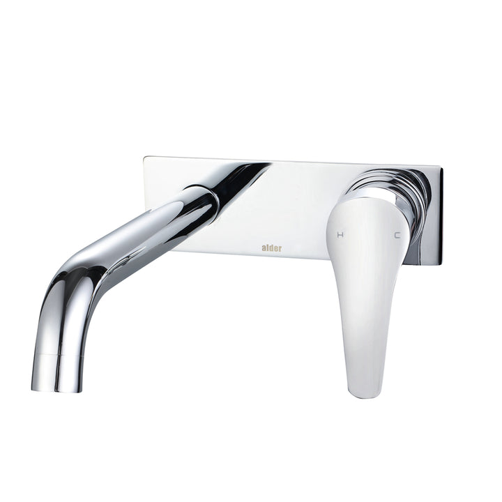 Alder SOHO Wall Basin/Bath Mixer Set Backplate 170mm - Lead Free Chrome