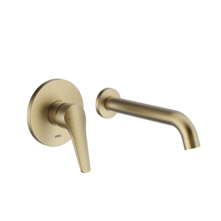 Alder SOHO Wall Basin/Bath Mixer Set 170mm - Lead Free Brass