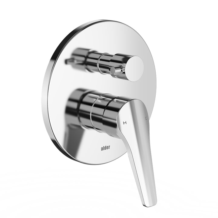 Alder SOHO Rotary Shower Bath Diverter - Trim Kit Chrome