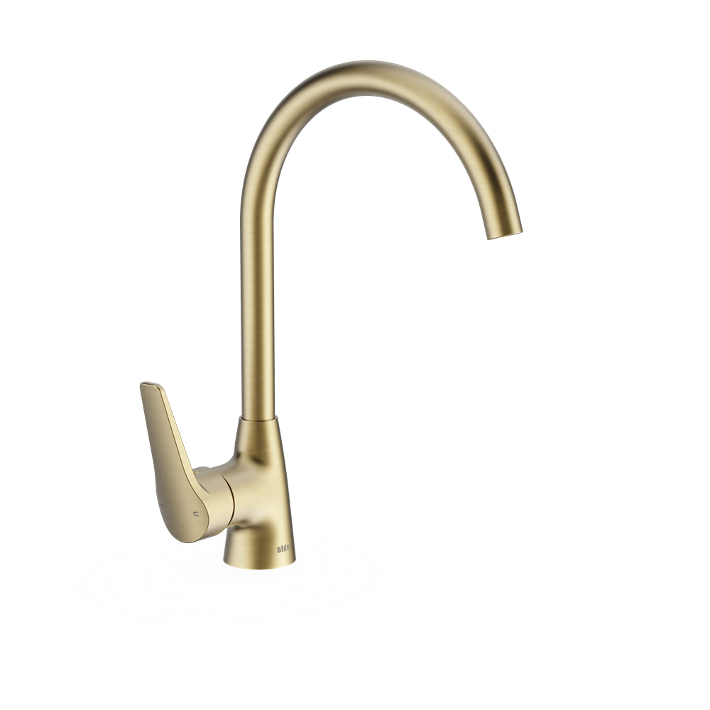 Alder SOHO Gooseneck Sink Mixer - Lead Free Brass