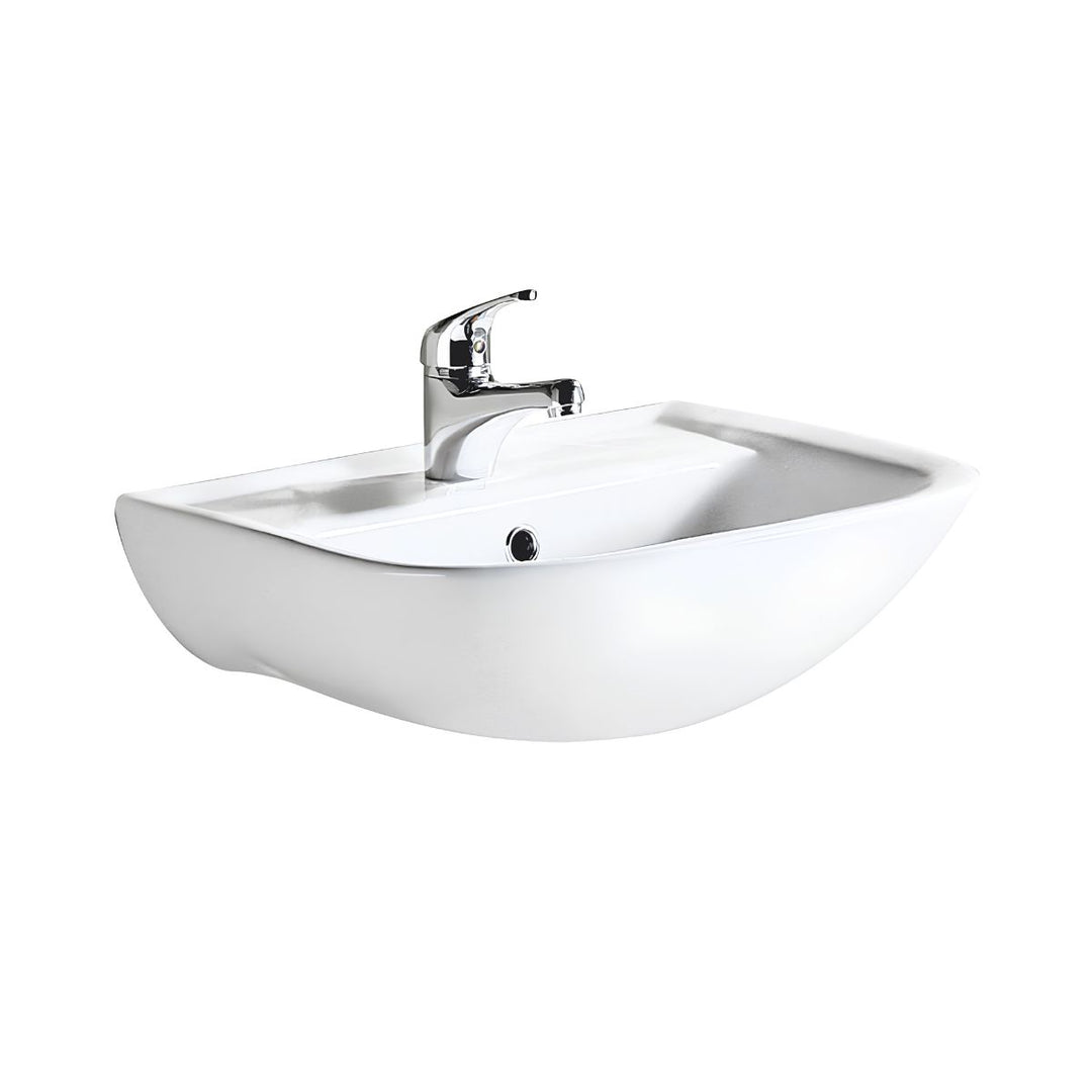 Fienza Rak Lara Wall-Hung Basin Overflow 510mm x 405mm