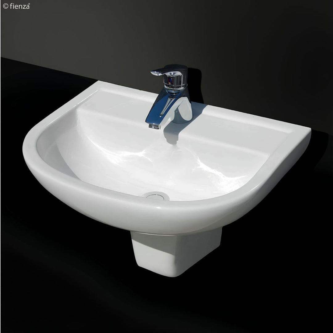 Fienza Rak X500 Wall-Hung Basin With Integral Shroud 510mm x 380mm
