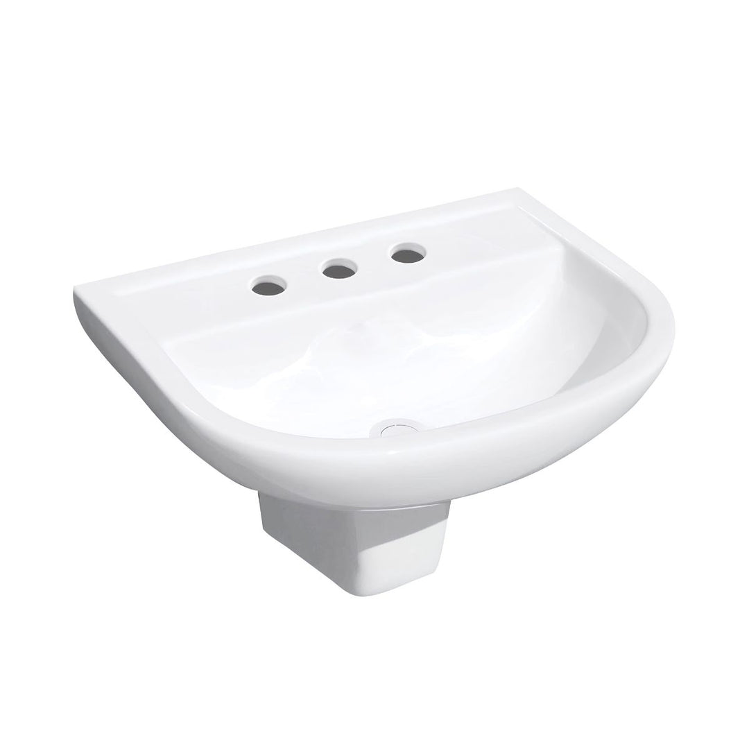 Fienza Rak X500 Wall-Hung Basin With Integral Shroud 510mm x 380mm