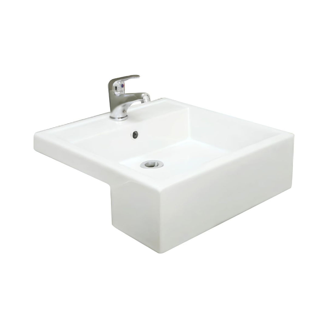 Fienza Rak Nova Semi-Recessed Basin Overflow 460mm x 460mm