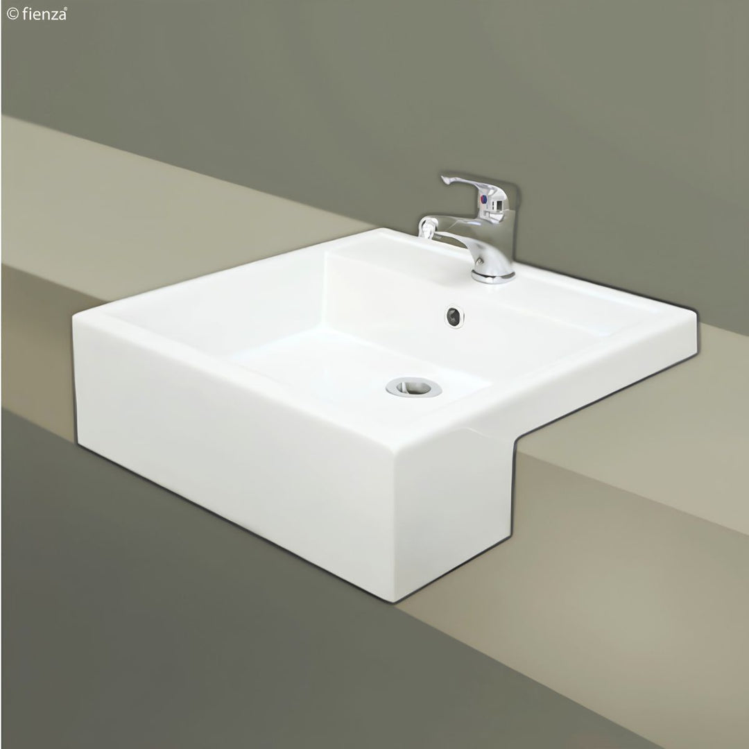 Fienza Rak Nova Semi-Recessed Basin Overflow 460mm x 460mm