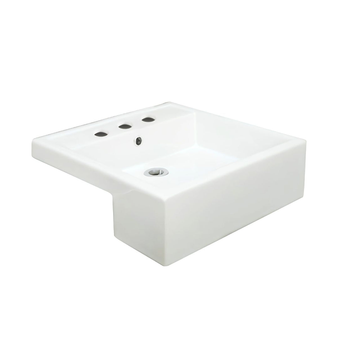 Fienza Rak Nova Semi-Recessed Basin Overflow 460mm x 460mm