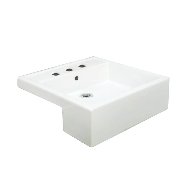 Fienza Rak Nova Semi-Recessed Basin Overflow 460mm x 460mm
