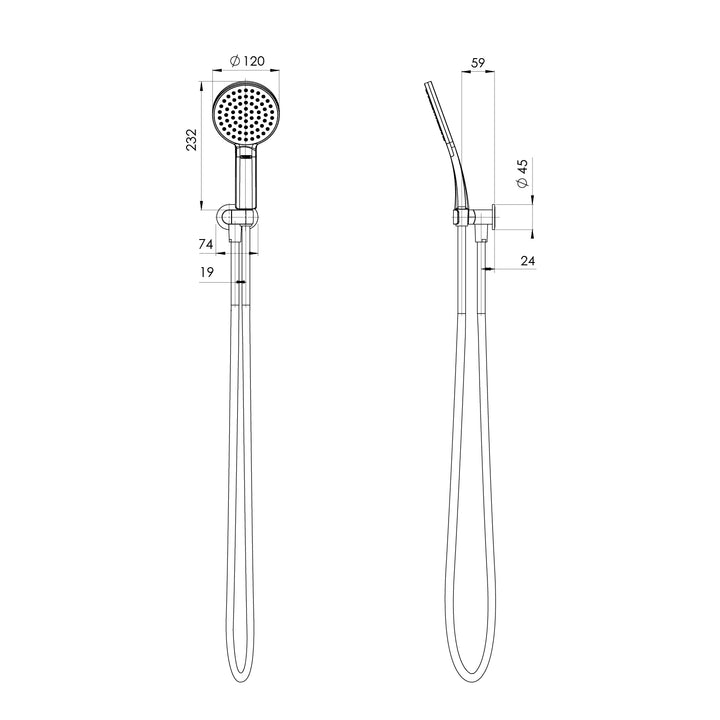 Phoenix NX Quil Hand Shower