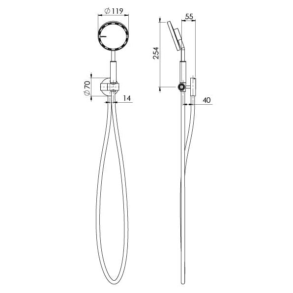 Phoenix NX Iko Hand Shower - Design 10