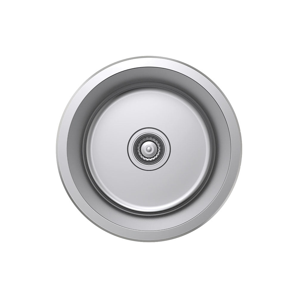 Fienza Tiva Round Single Bowl Sink - Design 10