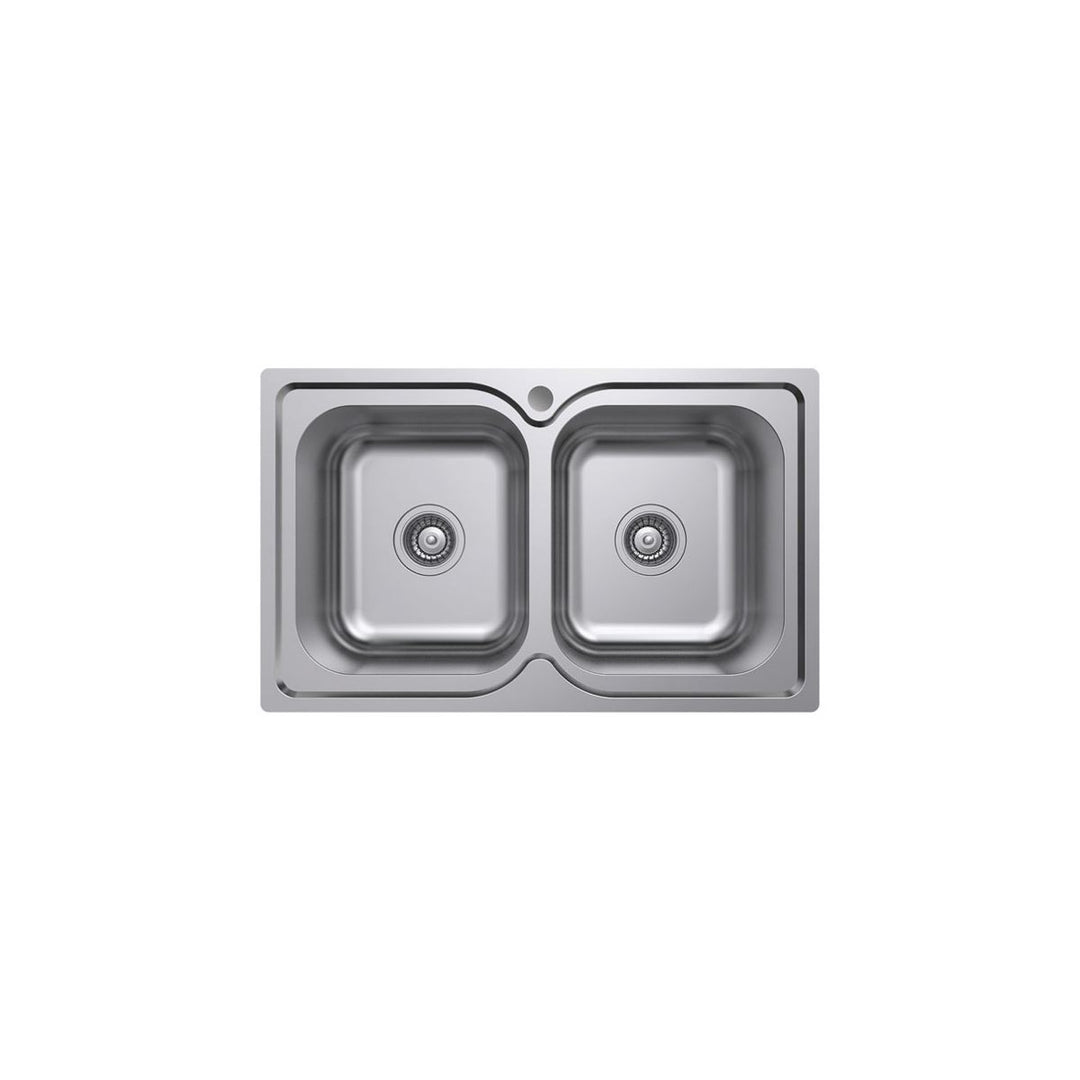 Fienza Tiva 780 Double Bowl Kitchen Sink 1TH