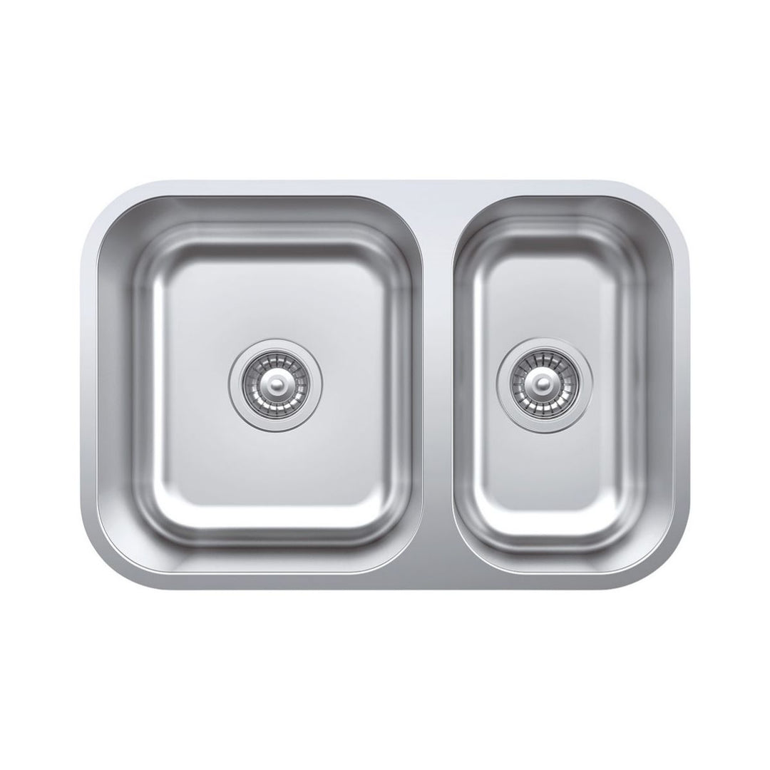 Fienza Tiva 670 Double Bowl Kitchen Sink NTH 670 x 450mm