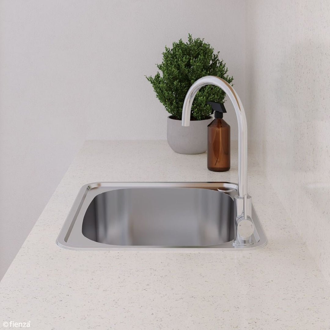 Fienza Tiva 50L Laundry Sink 2TH 600 x 500mm