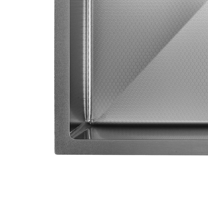 Fienza Hana 40L Anti-Scratch Single Bowl Kitchen Sink NTH 550 x 450mm