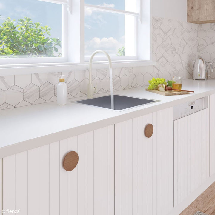 Fienza Hana 40L Single Bowl Kitchen Sink NTH 550 x 450mm