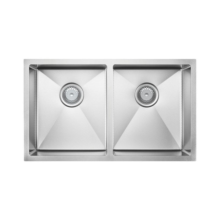 Fienza Hana 27L/27L Anti-Scratch Double Bowl Kitchen Sink NTH 760 x 450mm