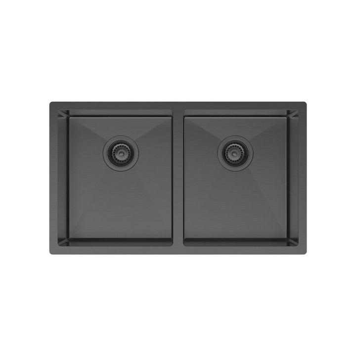 Fienza Hana 27L/27L Double Bowl Kitchen Sink NTH 760 x 450mm