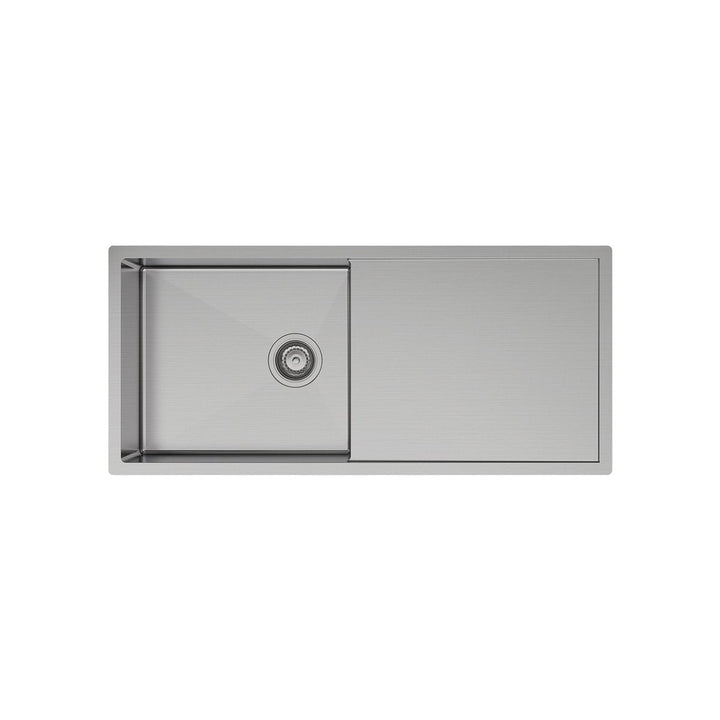 Fienza Hana 36L Single Bowl Kitchen Sink with Drainer NTH 990 x 450mm