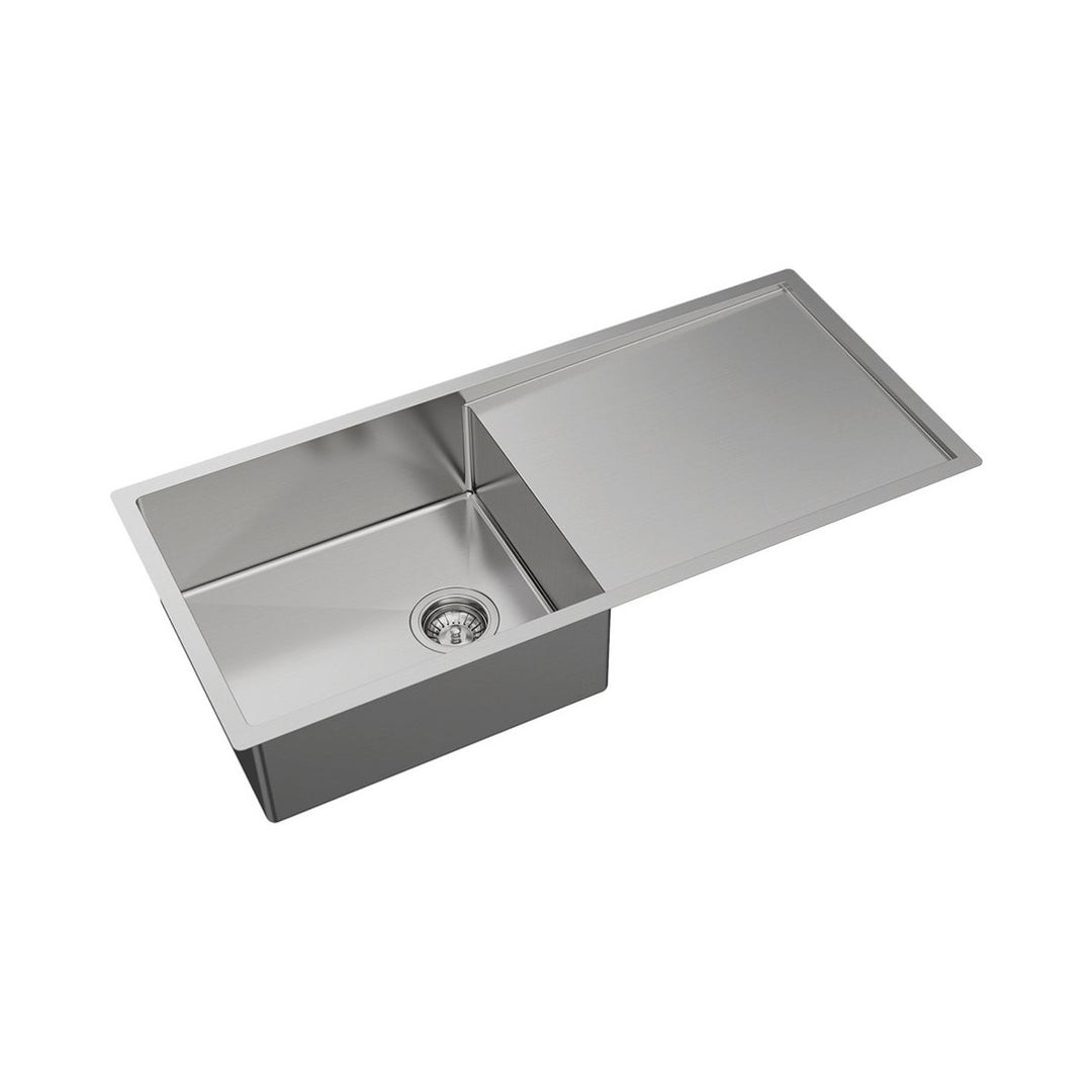 Fienza Hana 36L Single Bowl Kitchen Sink with Drainer NTH 990 x 450mm