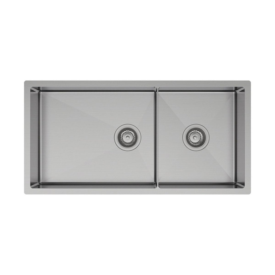 Fienza Hana 40L/27L Double Bowl Kitchen Sink NTH 892 x 450mm