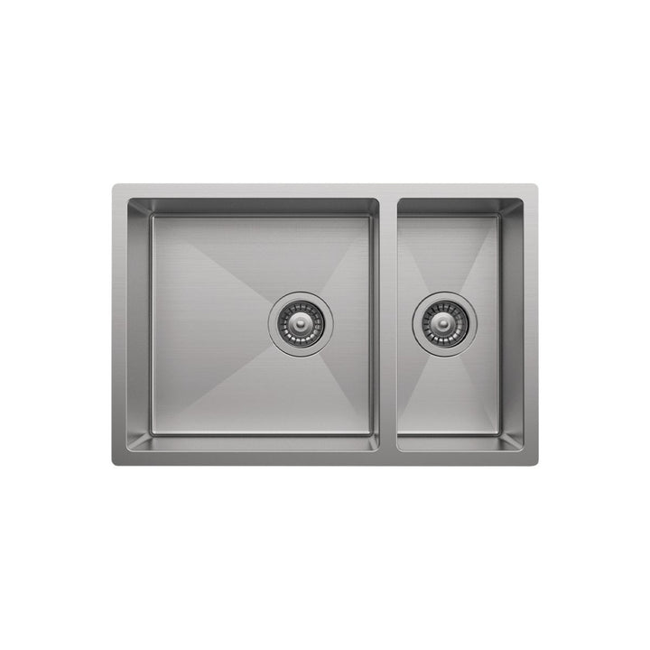 Fienza Hana 30L/15L Double Bowl Kitchen Sink NTH 680 x 450mm