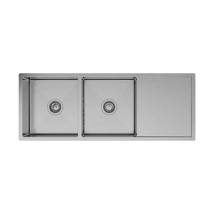 Fienza Hana 29L/29L Double Bowl Kitchen Sink NTH 1180 x 450mm