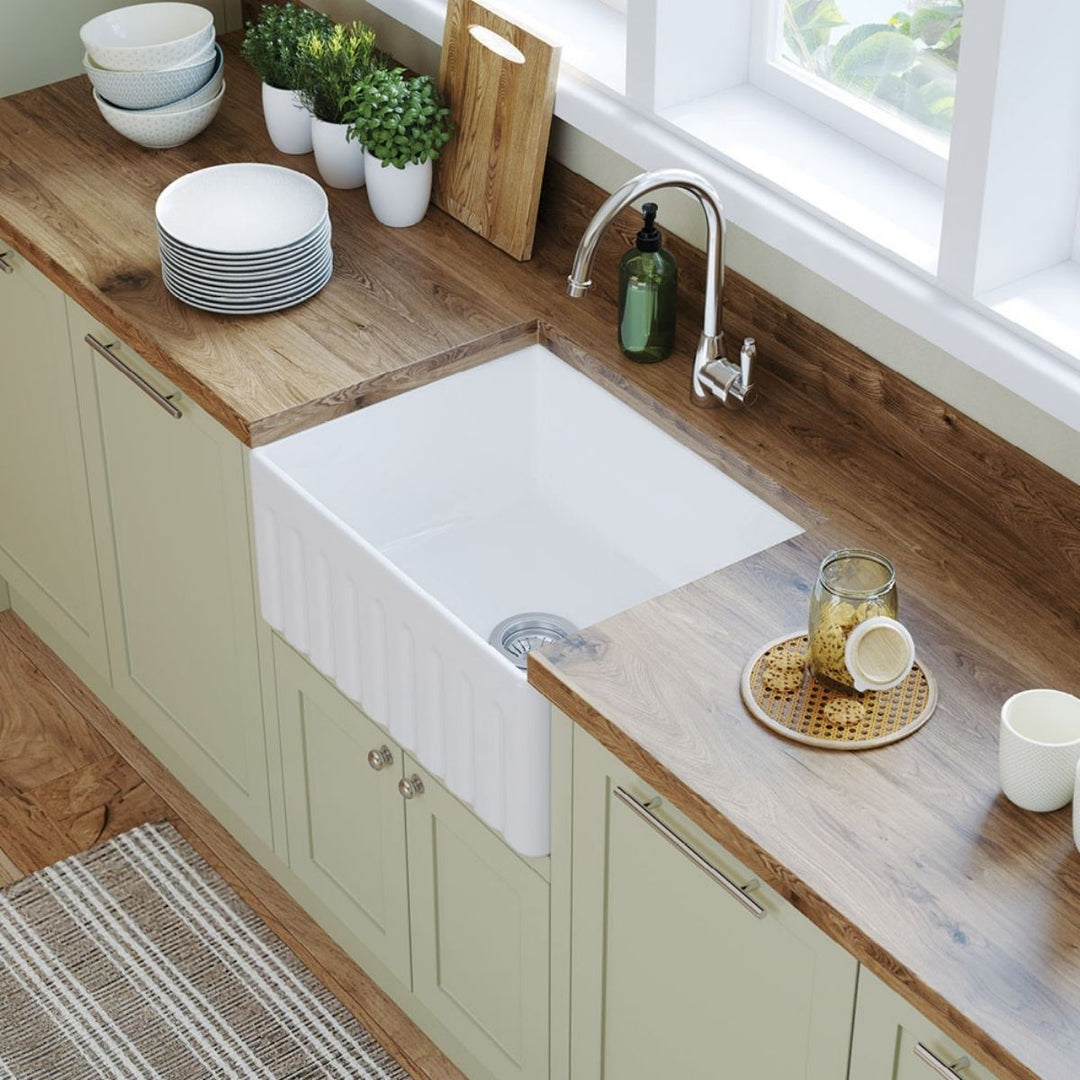 Fienza Olivia Single Butler Sink 605 x 455 x 255 mm