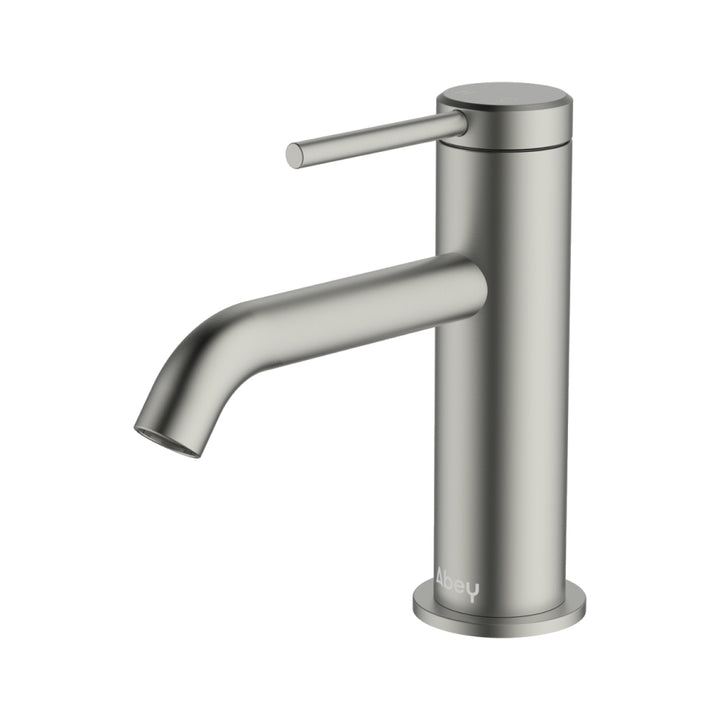 Abey Poco Basin Mixer Lead Free Brushed Nickel