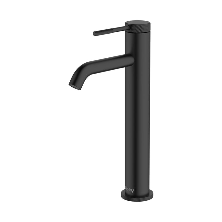 Abey Poco Knurled Tall Basin Mixer Lead Free - Design 10