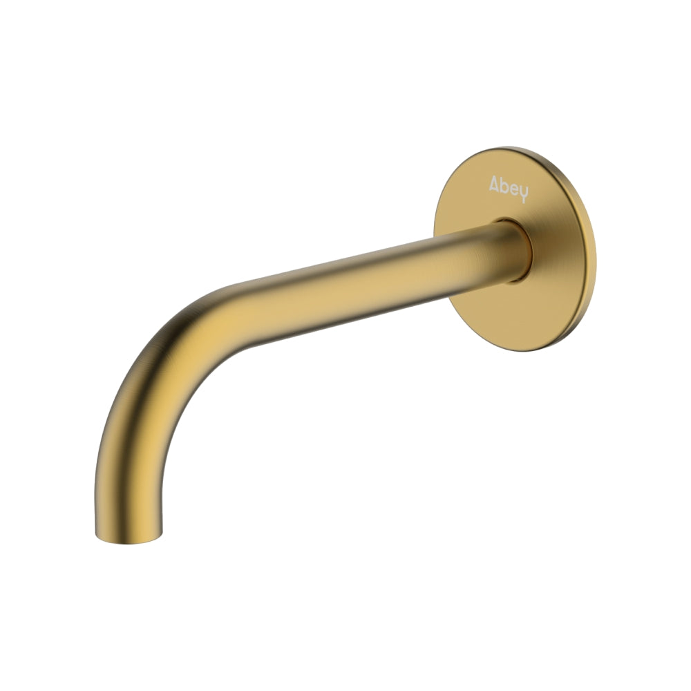 Abey Poco 165mm Basin Spout Lead Free Brushed Brass