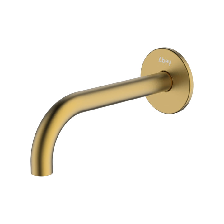 Abey Poco 165mm Basin Spout Lead Free Brushed Brass