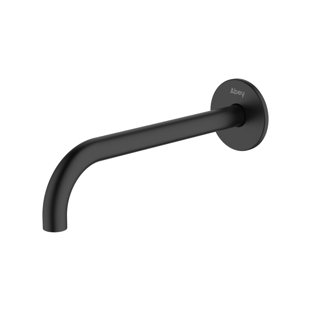 Abey Poco 220mm Basin Spout Lead Free Matte Black