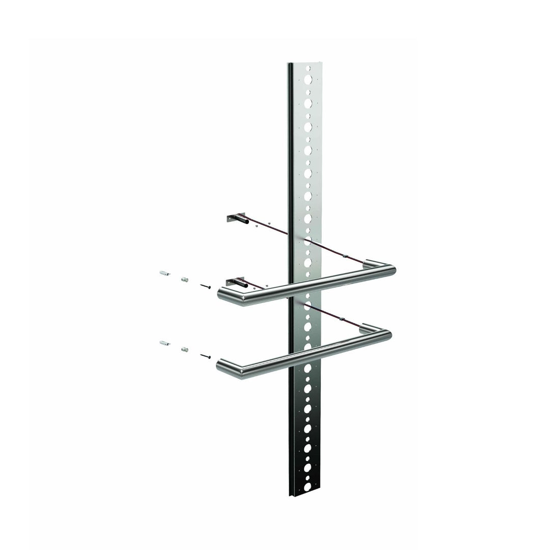 Thermorail Mounting System for Single Bar Towel Ladders 1000mm