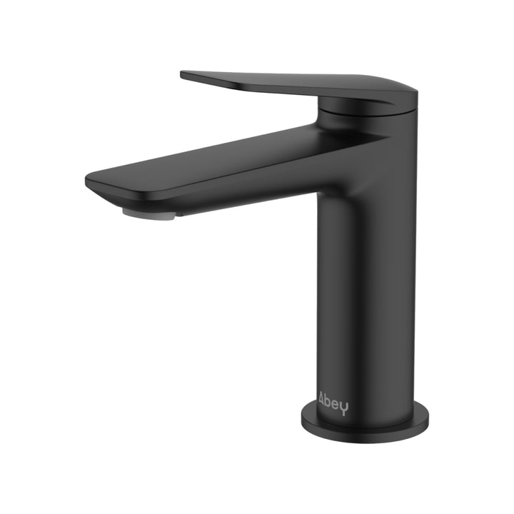 Abey Vela Basin Mixer Lead Free Matte Black