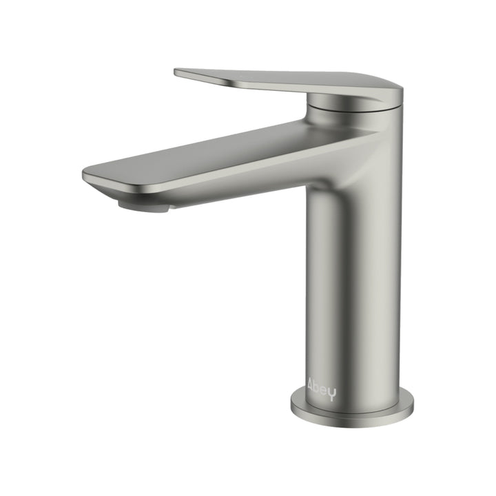 Abey Vela Basin Mixer Lead Free Brushed Nickel