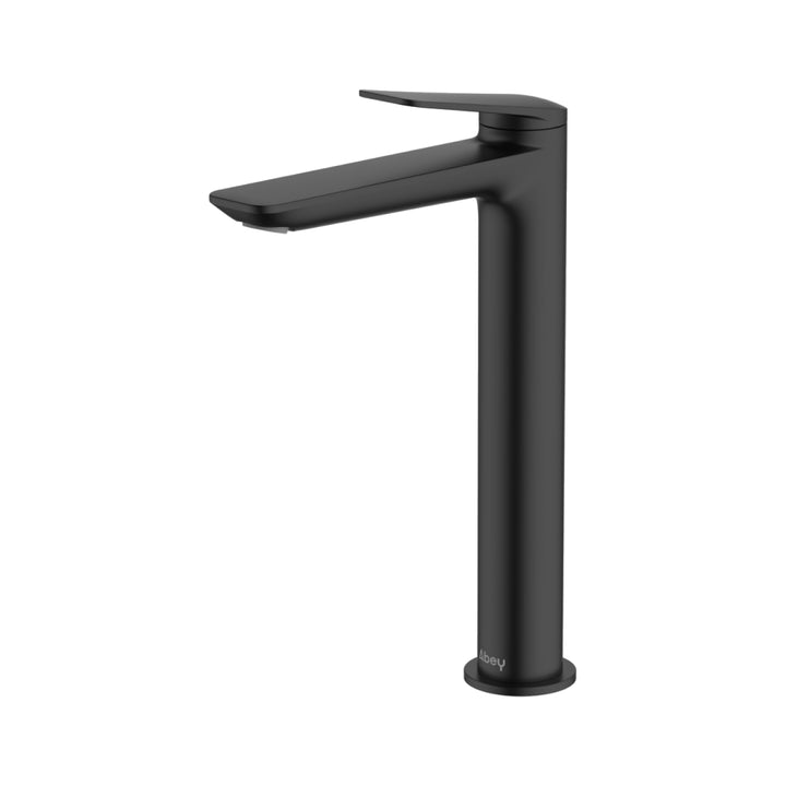 Abey Vela Tall Basin Mixer Lead Free Matte Black