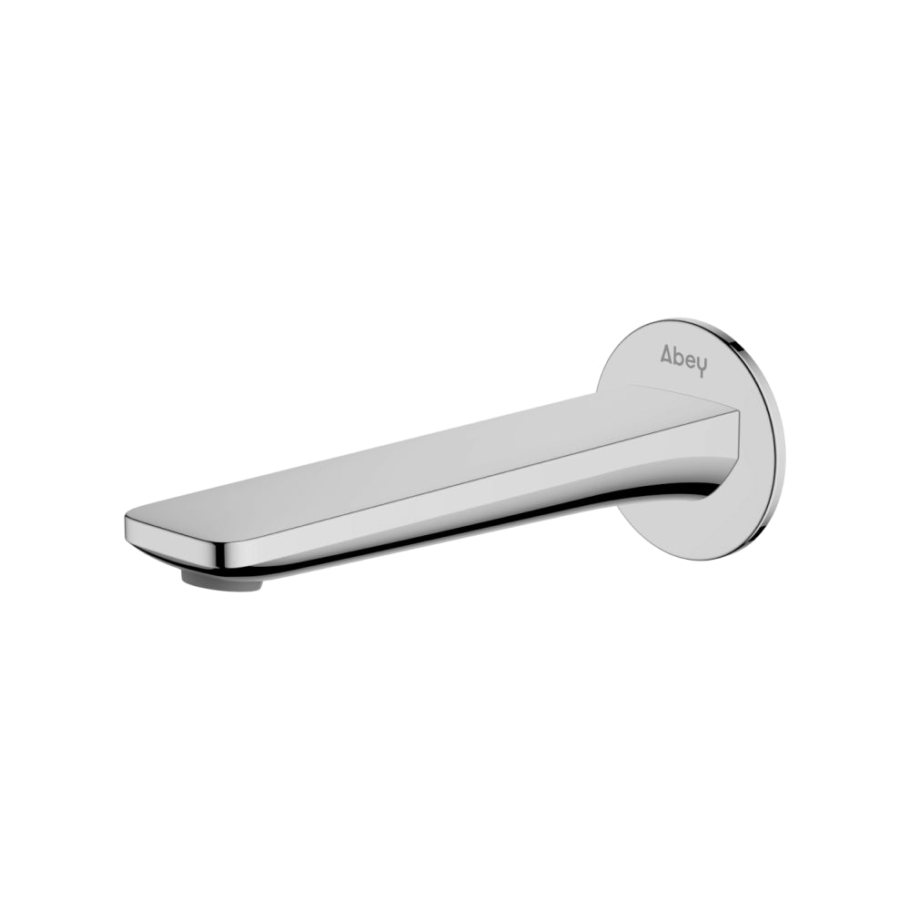 Abey Vela 165mm Wall Basin Spout Lead Free Chrome